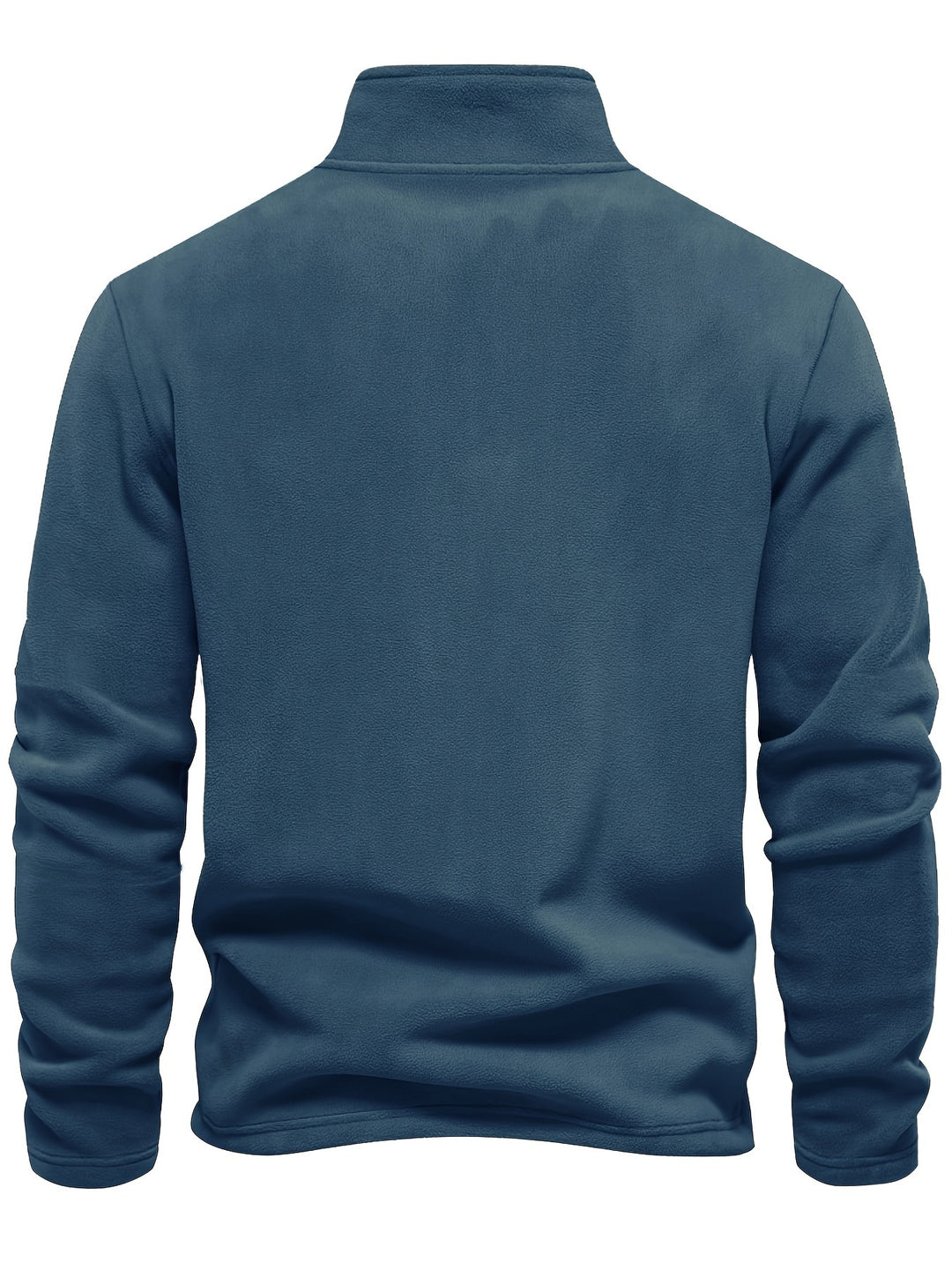 Rupert - Sudadera de forro polar con cuello henley para hombre