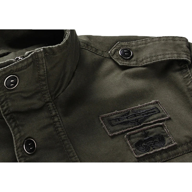 César | Chaqueta estilo militar para hombre