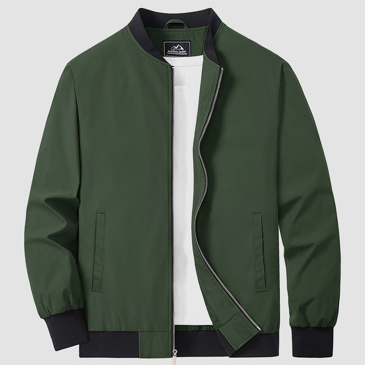 Francisco | Cazadora bomber de color liso para hombre