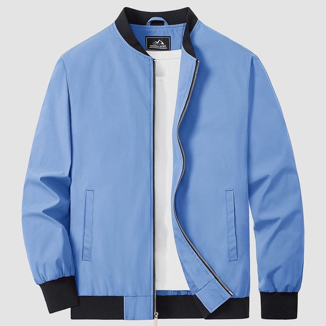 Francisco | Cazadora bomber de color liso para hombre