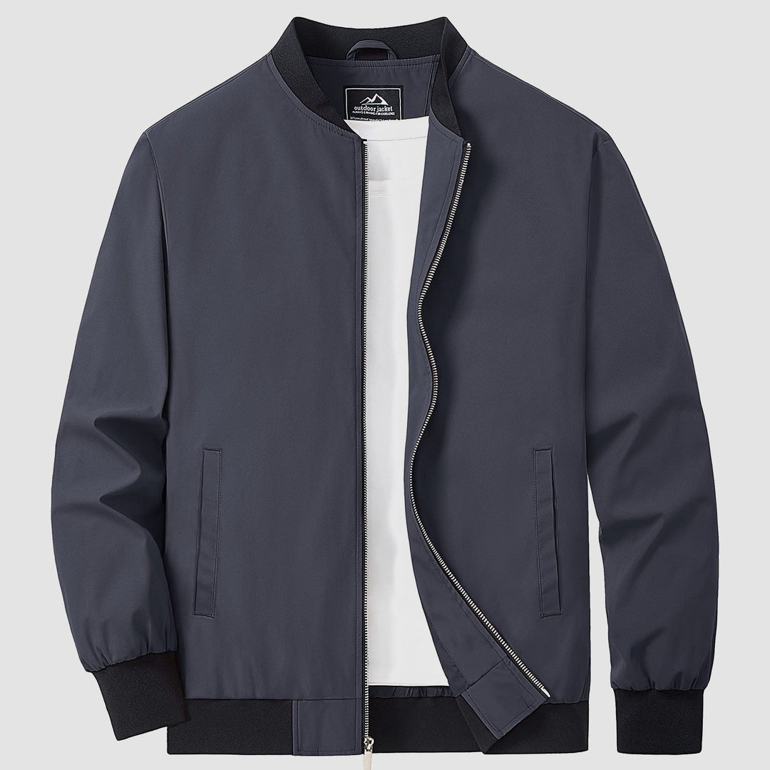 Francisco | Cazadora bomber de color liso para hombre