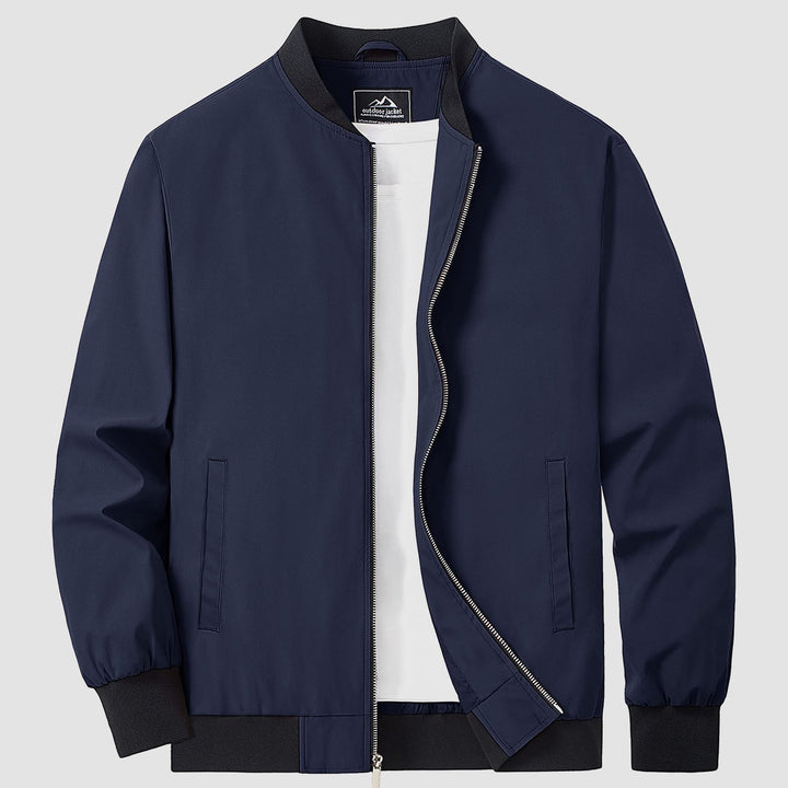 Francisco | Cazadora bomber de color liso para hombre