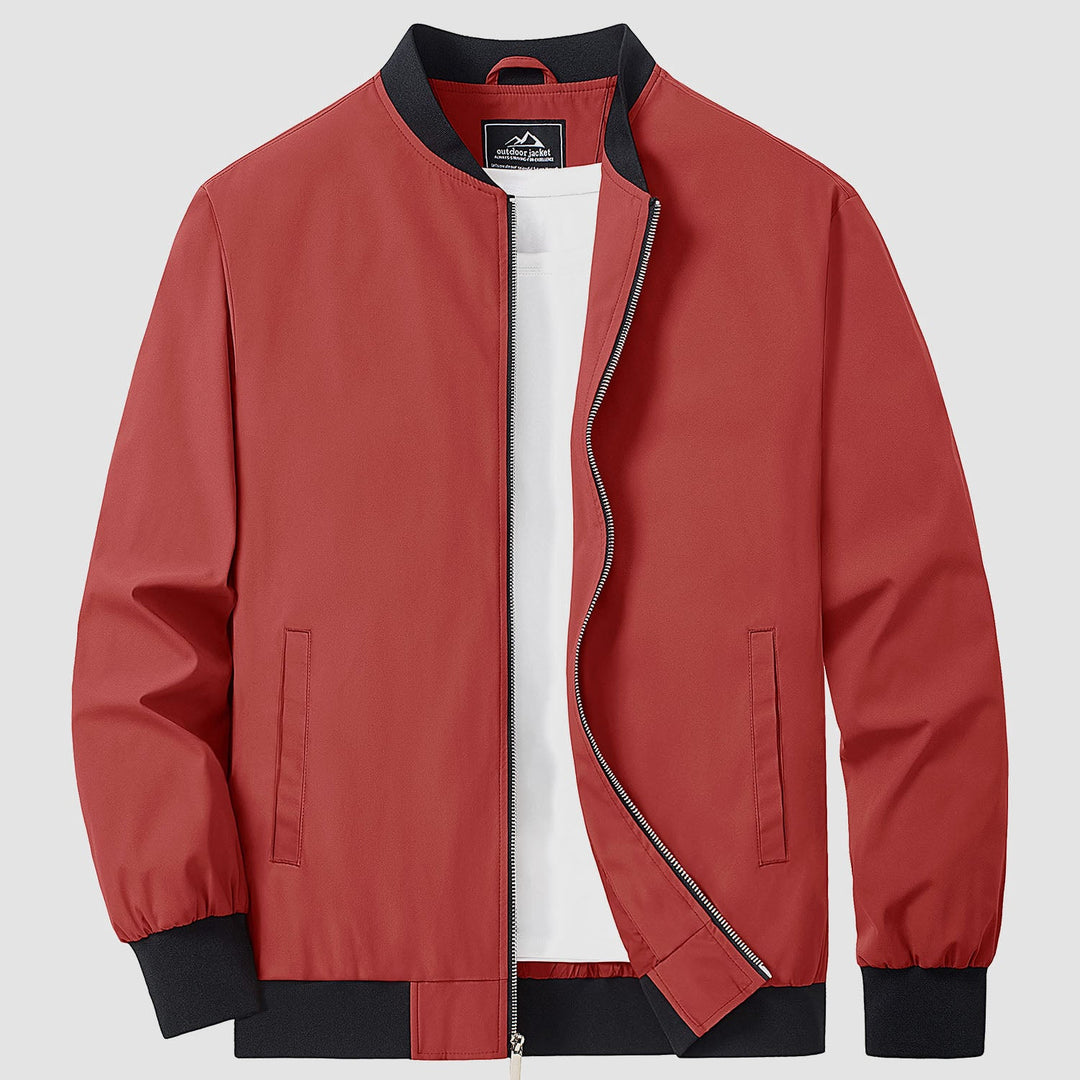 Francisco | Cazadora bomber de color liso para hombre