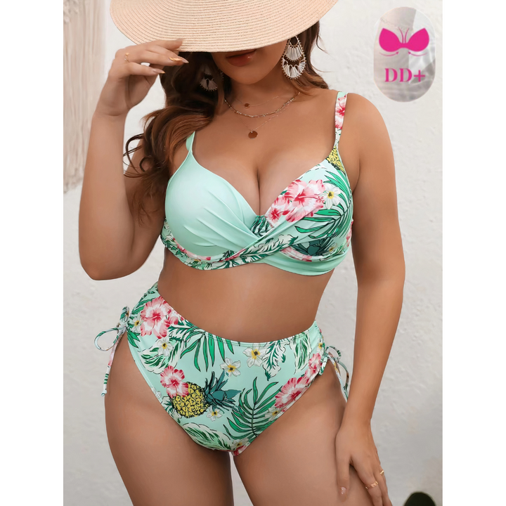 SARA™ - Conjunto de bikini con curvas de talla grande